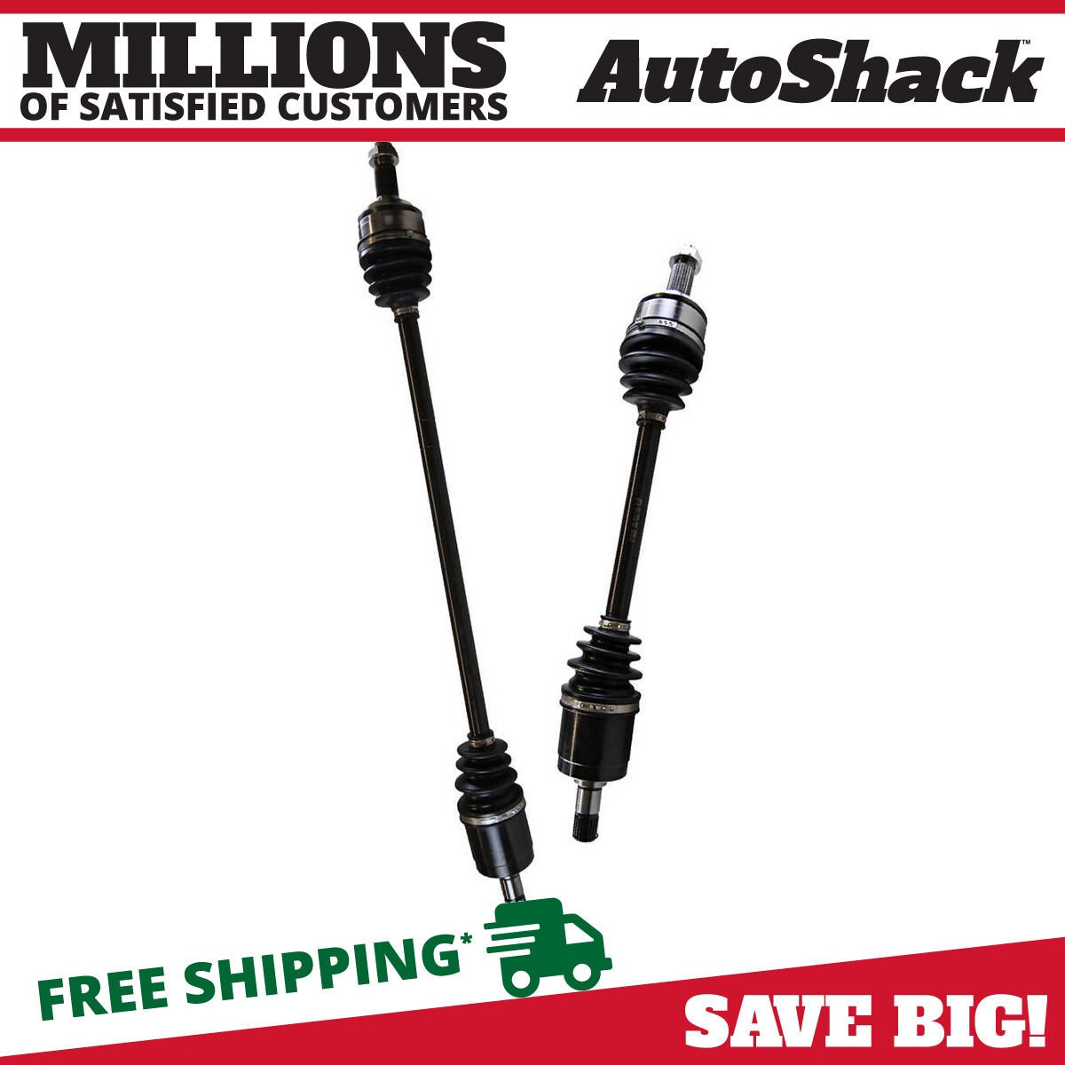 Front CV Axle Shaft Pair 2 for 2006 2007 2008 2009 2010 2011 Honda Civic 1.8L