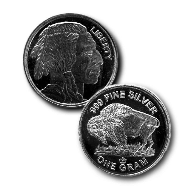 Silver Bullion Lot-8 Grams of Silver in Total-5g Bar & 3-1g Fractional Pieces