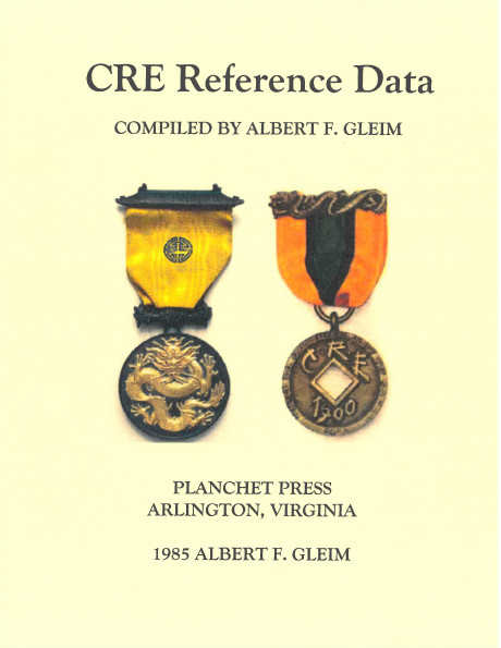 CRE China Boxer Rebellion Army Navy Marine Order of the Dragon Issue Medal Book