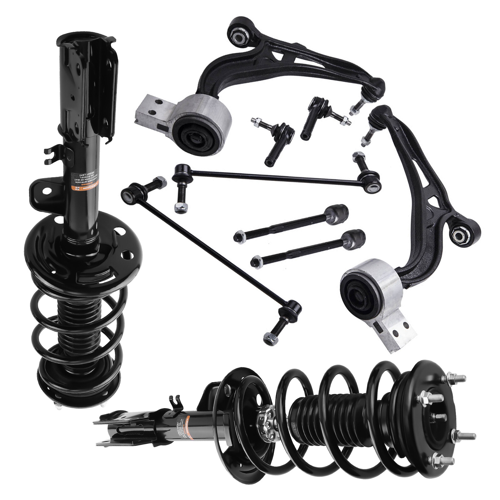 Suspension Front Strut w/ Control Arms Kit for 2013-2019 Ford Explorer 3.5L AWD