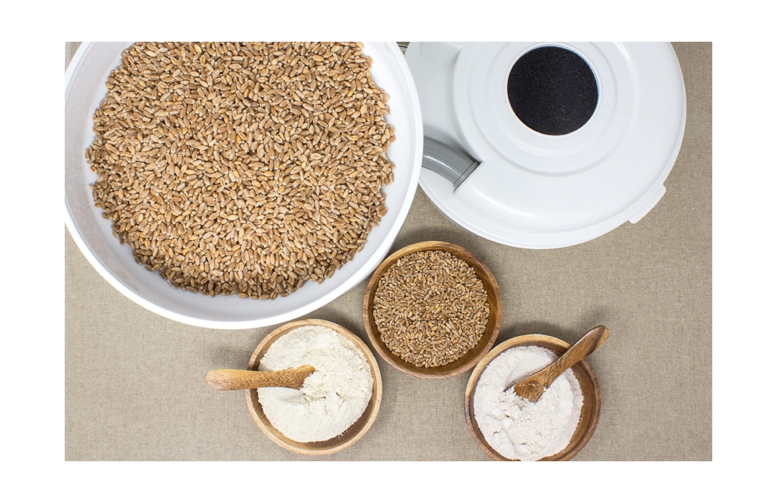 Powerful High Speed Electric Grain Mill Grinder for Healthy Gluten-Free Flour...