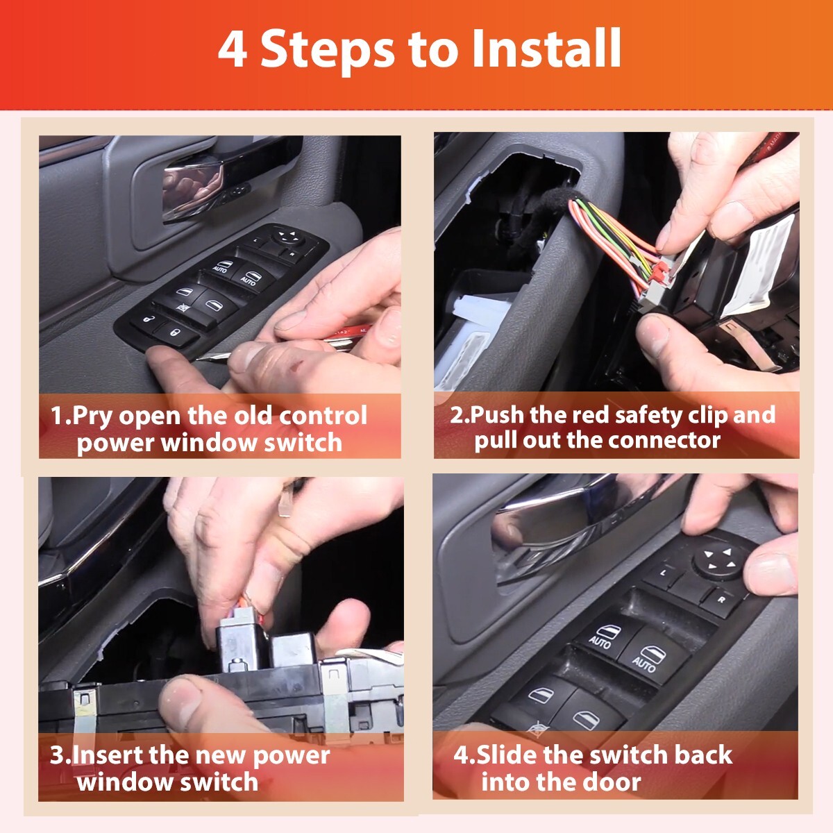 Driver Side Master Power Window Switch 4602863AD for Dodge Ram 1500 2500 3500