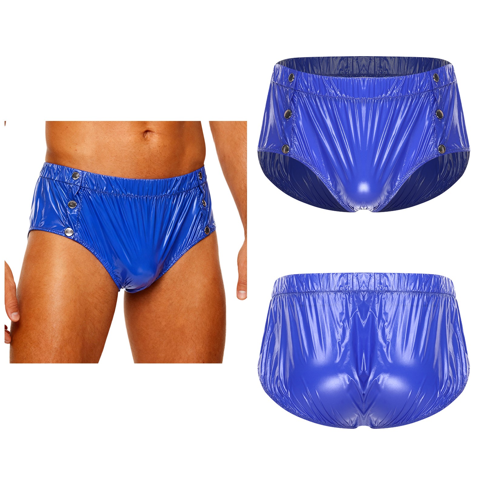 US YiZYiF Men Tear-away Diaper Cover Waterproof Adaptive Incontinence Underwear