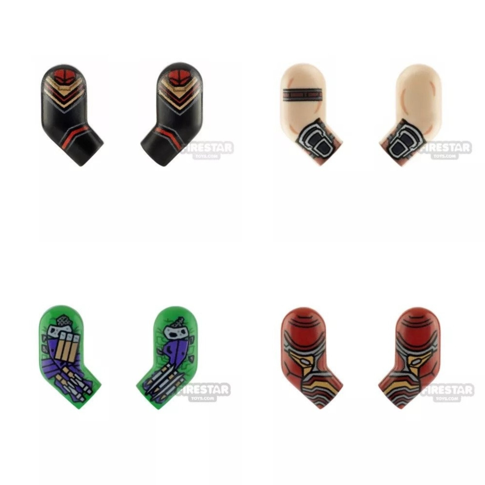 LEGO Custom Printed ARMS -Choose Style!- made with real LEGO® Arms