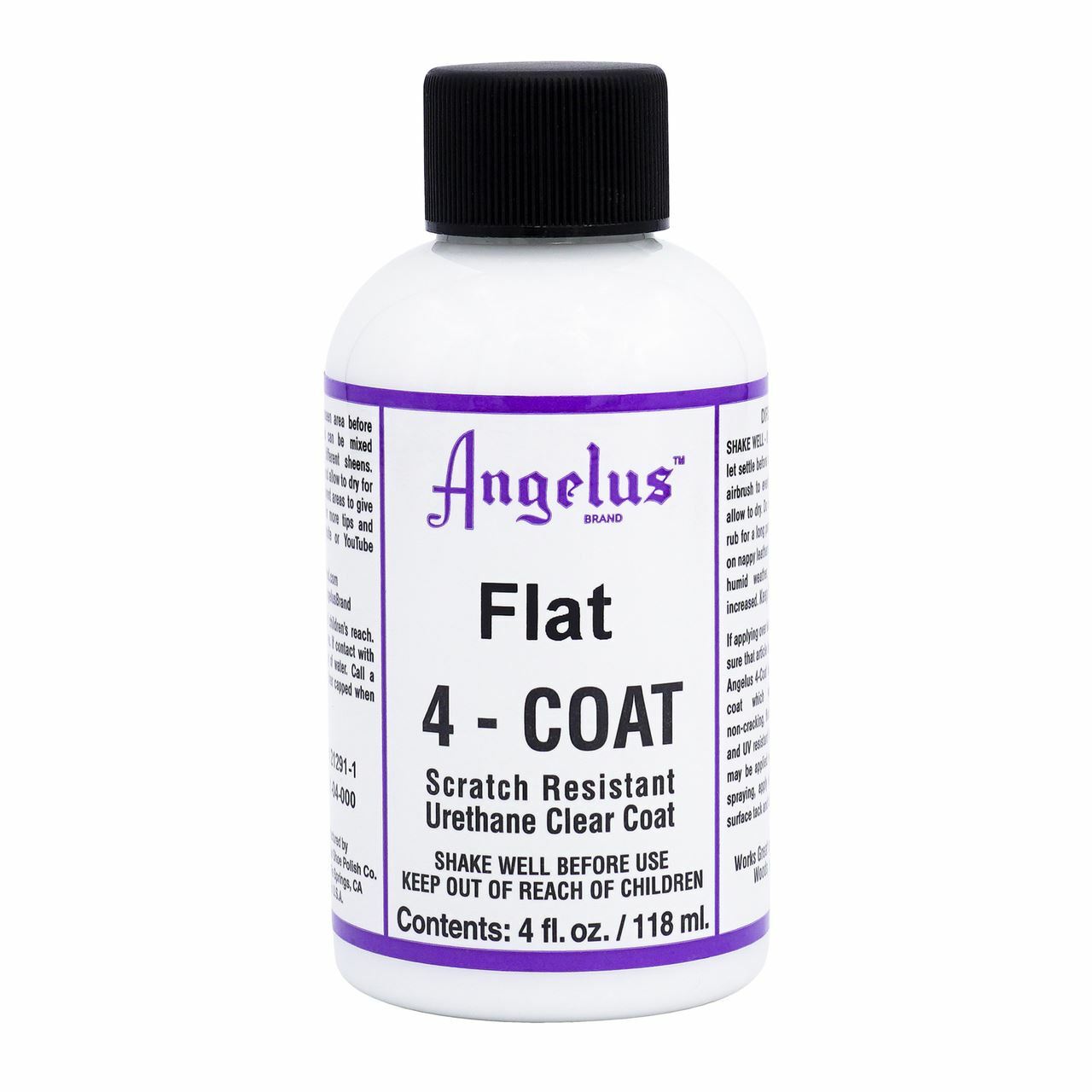 Angelus 4-Coat Scratch Resistant Urethane Clear Coat Finishers (4 oz)