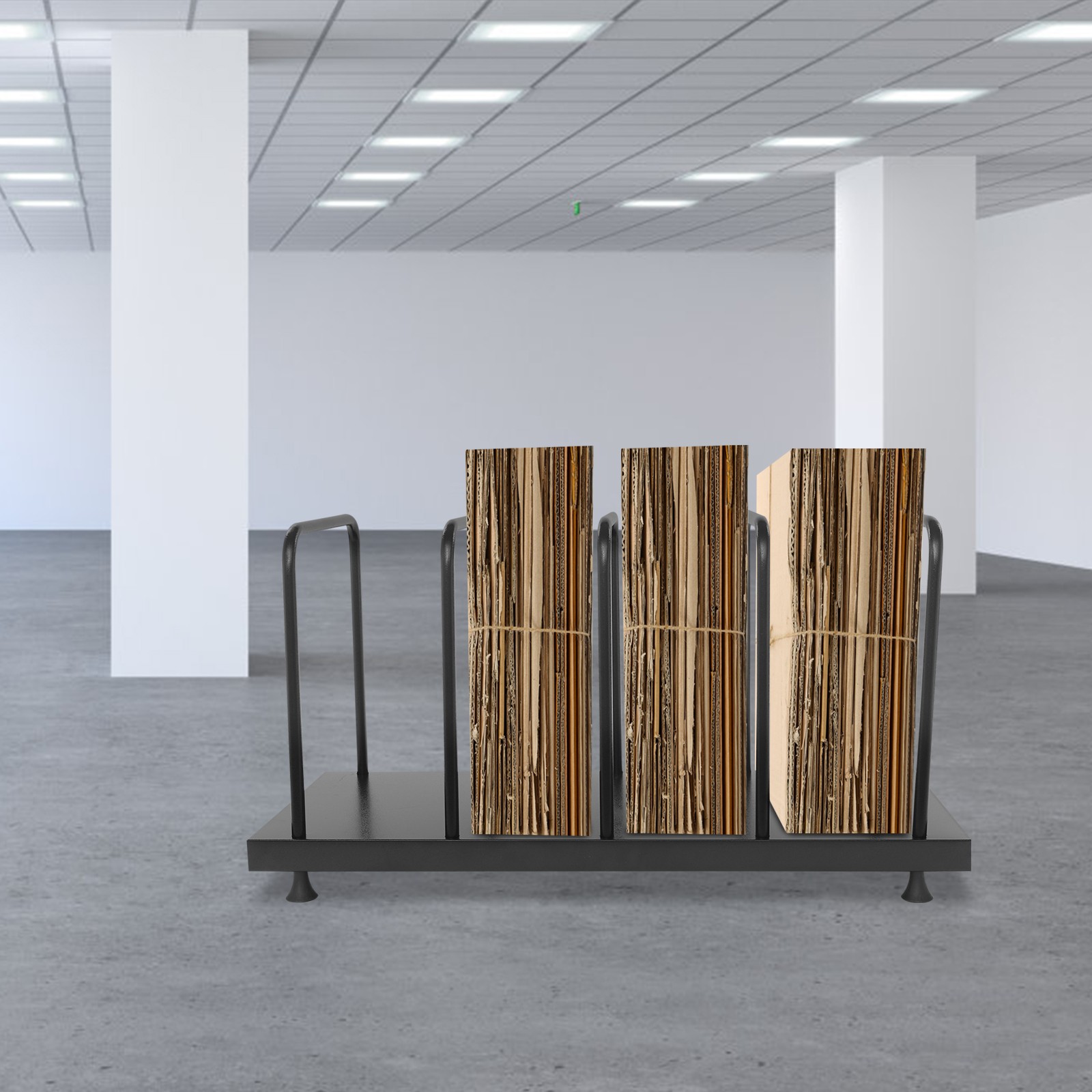 Heavy Duty Cardboard Box Stand Carton Storage Rack Cardboard Box Storage Rack