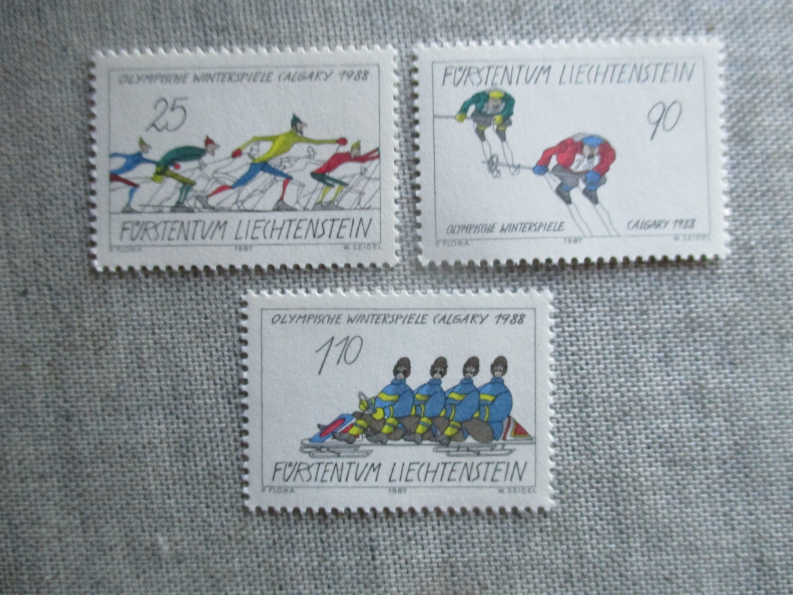 Liechtensrein, Scott# 877-879, MNH