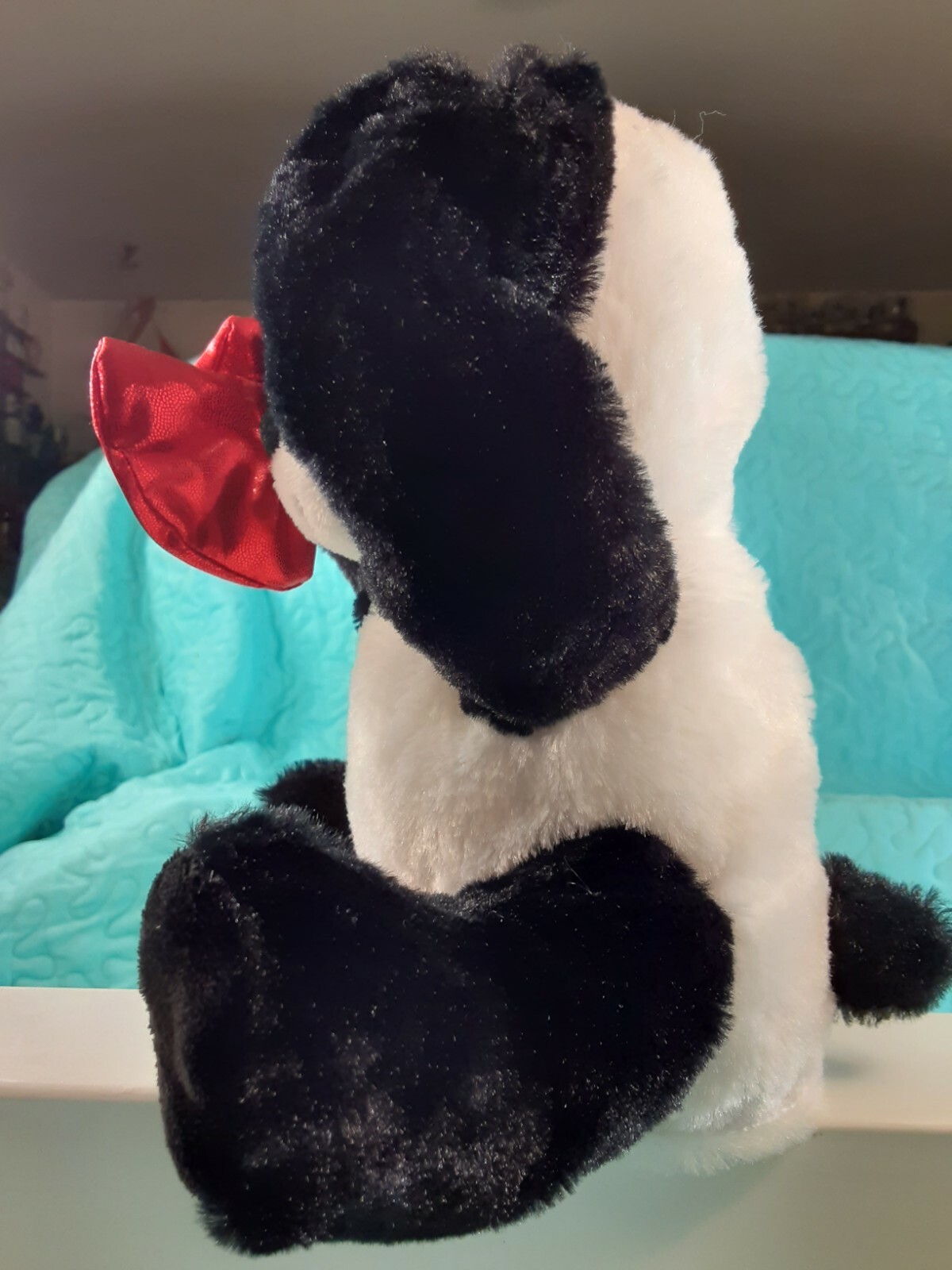 PANDA BEAR Peek A Boo I Love you Battery Operated Plush Arms & Ballown Move