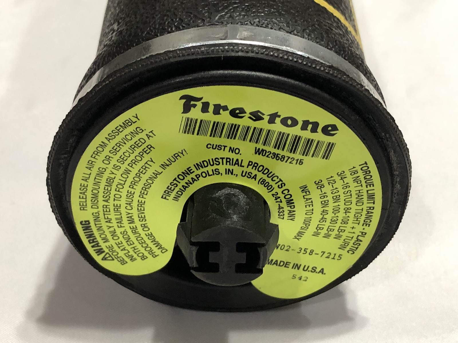 International FSIW023587215 Cab Suspension Air Bag Genuine OEM New Firestone