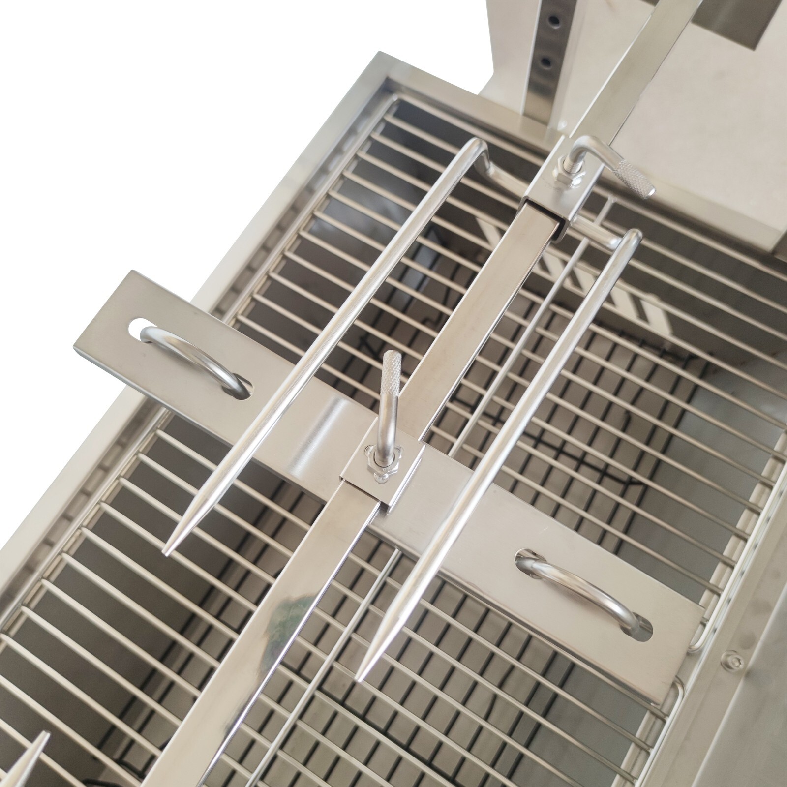 35" BBQ Grill Pig Whole Lamb Grill Motor Rotisserie Kit Electric Spit Roaster