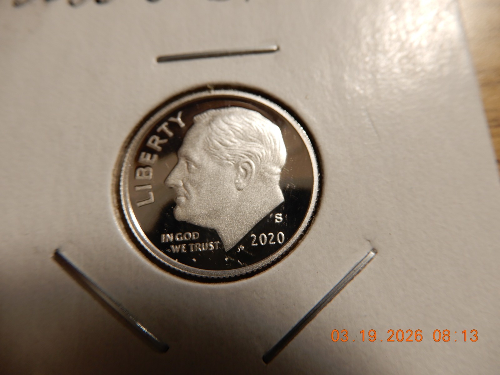 2020-S Silver Proof Roosevelt Dime .999 silver