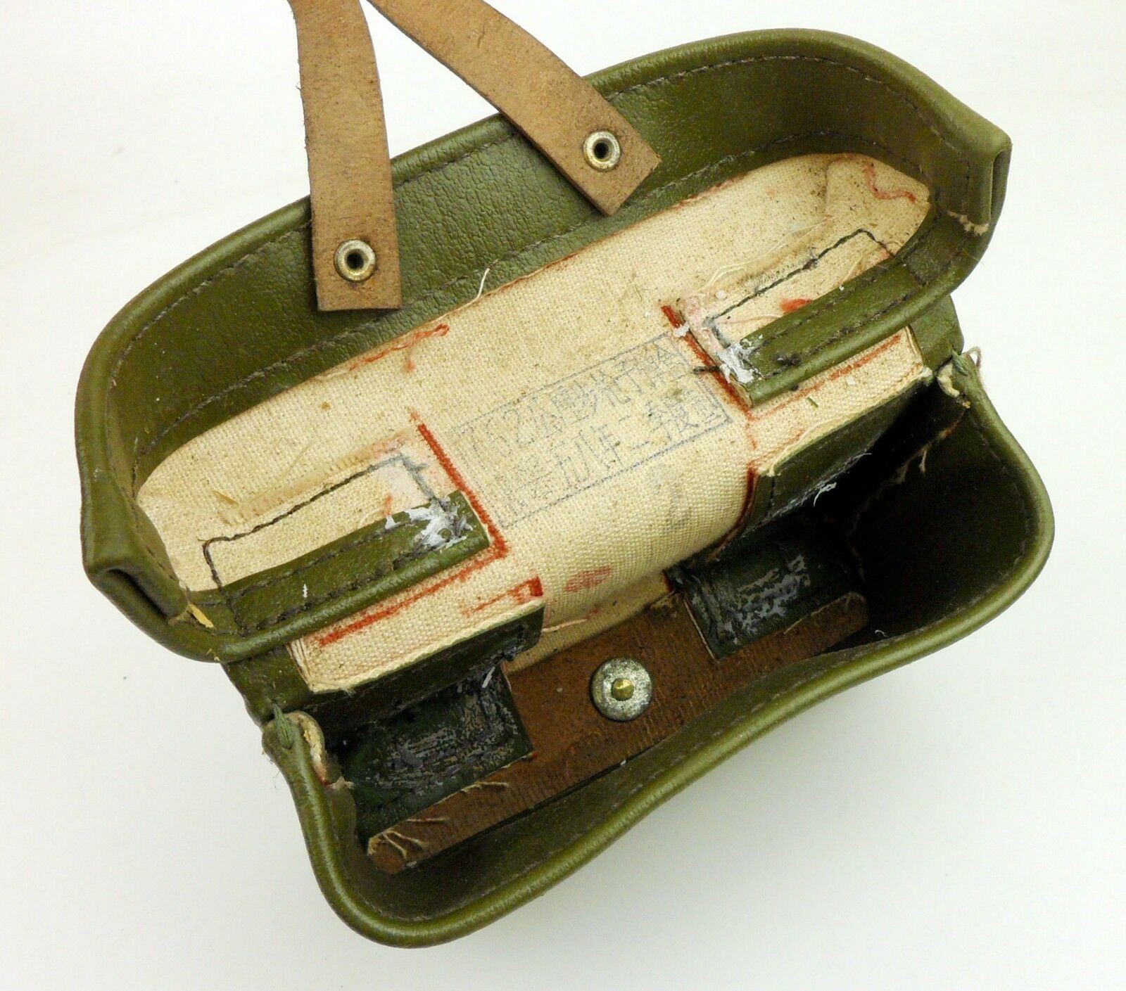 Chinese Military Surplus SKS Stripper Clip Leather Ammo Pouch for 7.62x39