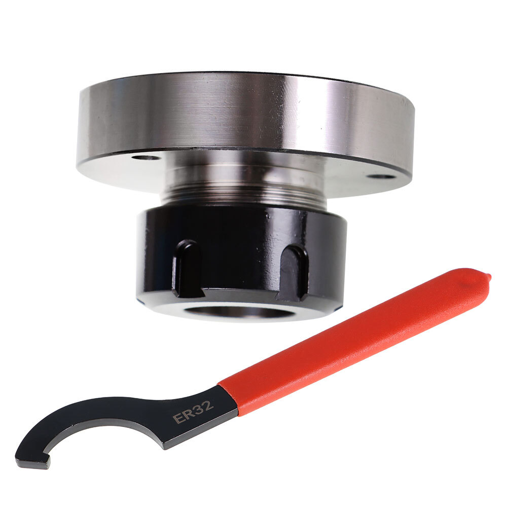 ER-32 80mm Diameter Collet Chuck Bearing Steel Compact For Milling Lathe