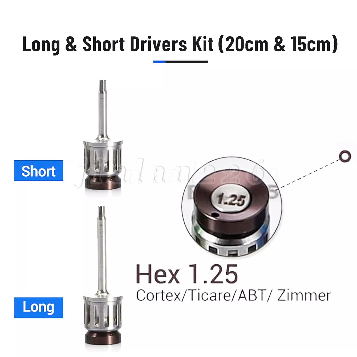 Universal Implant Prosthetic Kit Screwdriver Hex Driver Torque Wrench