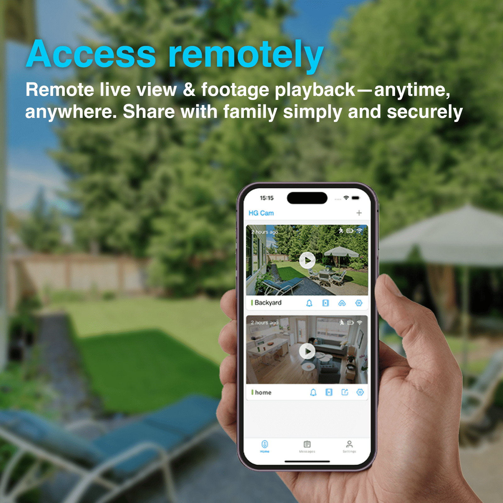 Solar Battery Powered Security Camera WiFi6 Wireless Sys PTZ 3MP Outdoor 4PACK