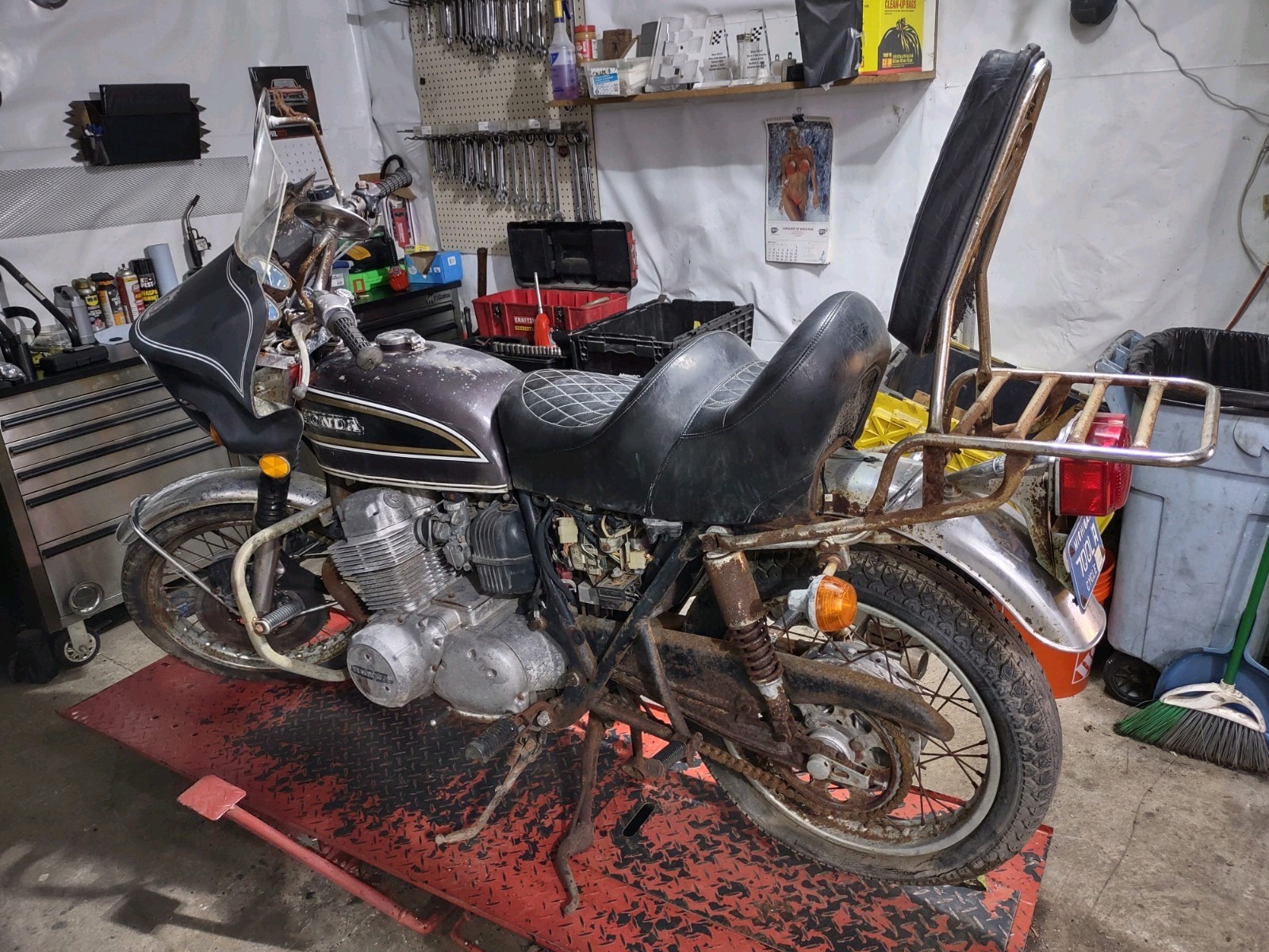 1974 Honda CB 750 CB750 Upper Engine Case Crankcase #325.2-80