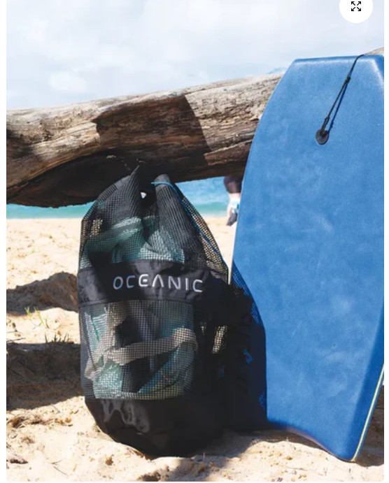 Oceanic Mesh Backpack Gear Bag 82L Black Scuba Dive Bag NEW