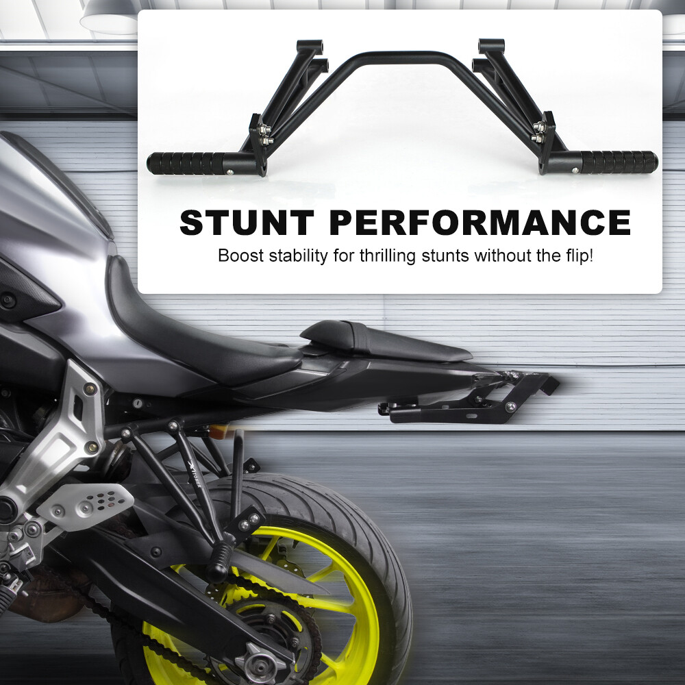 Fit For Yamaha FZ-07 / MT-07 2014-2025 Stunt Subcage Rear Footpeg Crash Bars