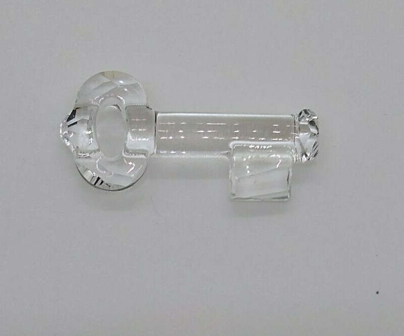 Swarovski Crystal Clear 30mm Key to Open Forest 6918 Pendant; Yoko Ono Signature