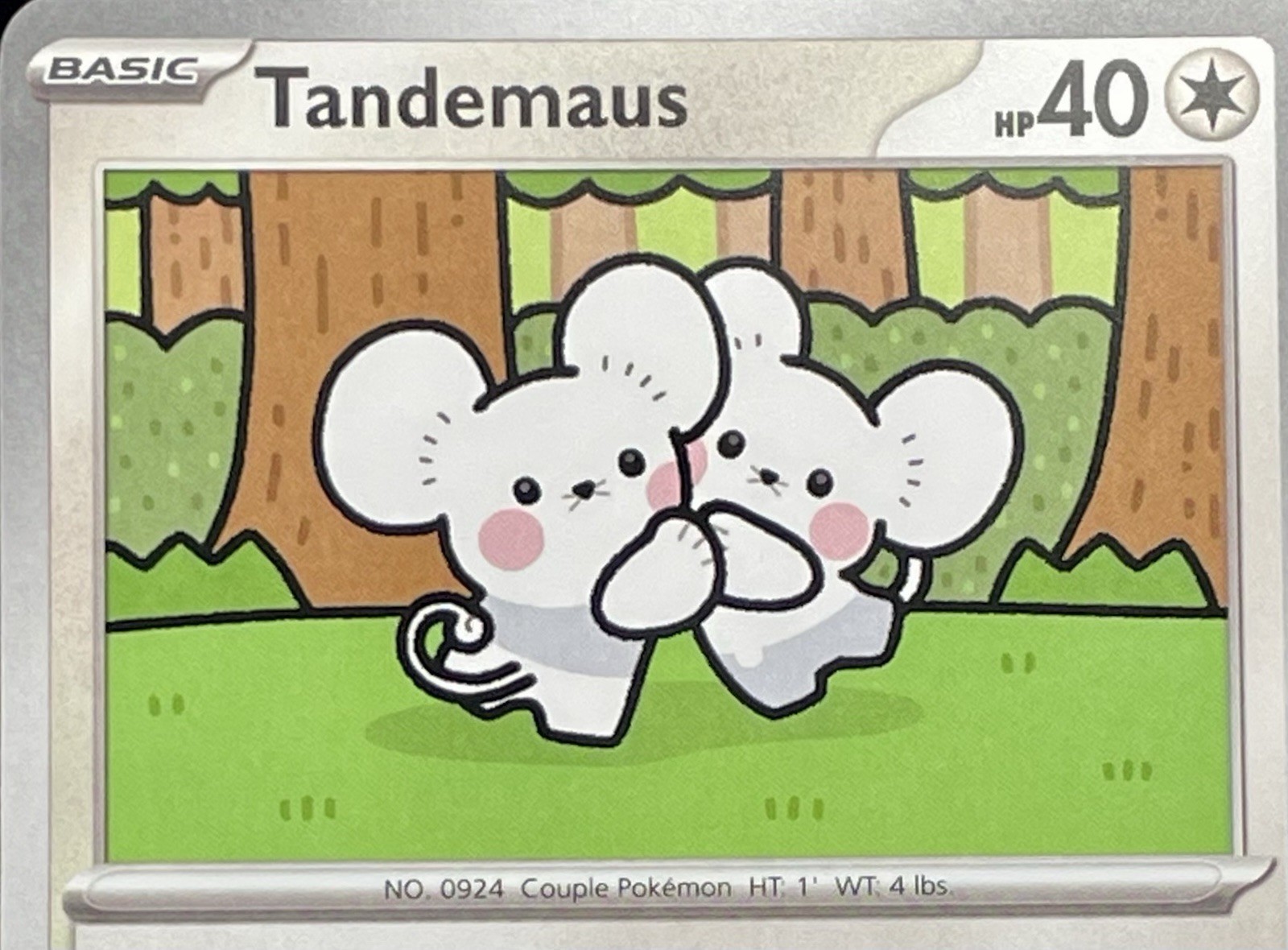 7x Tandemaus Lot - All 7 Scarlet & Violet Commons [Unique Artwork] Pokemon NM/M