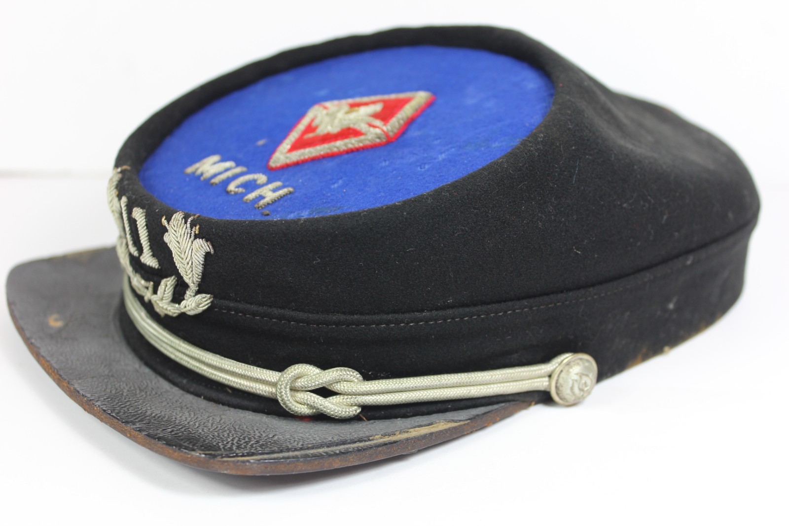 Authentic Civil War Veterans Union Kepi Cap 11th Michigan Knights of Pythias