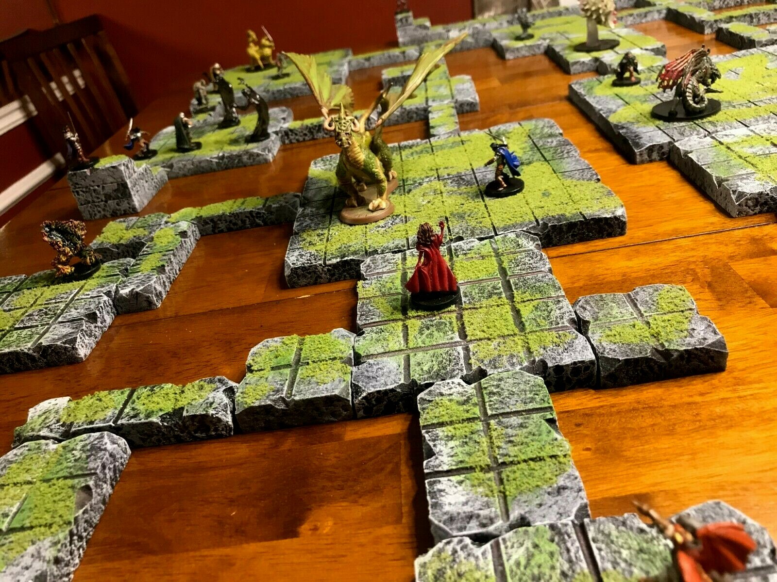 Huge Dungeon Tile Modular Set Dungeons & Dragons Pathfinder d&d terrain 28mm