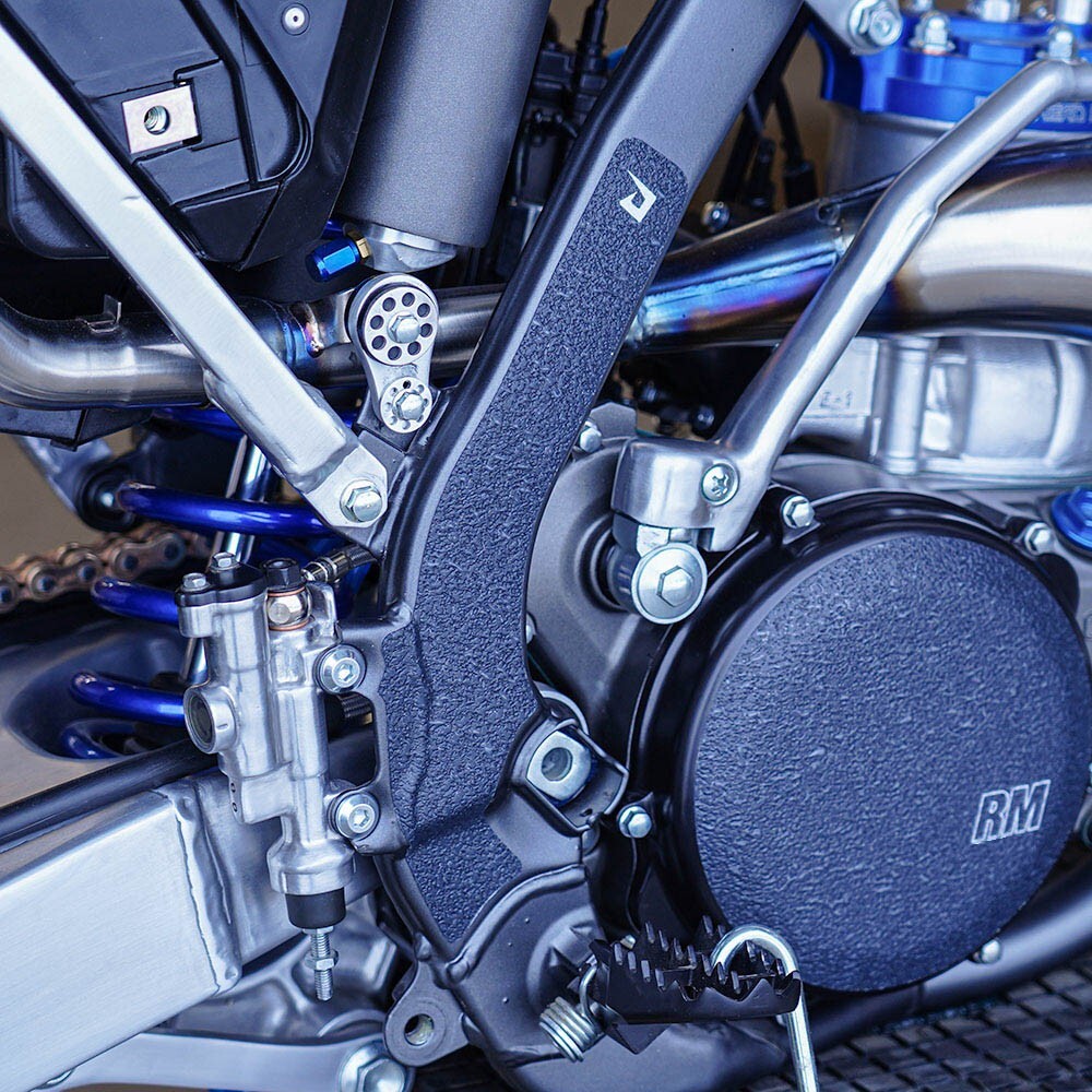 Black Frame Guards For 1996-2000 Suzuki RM250 Grip Tape Protectors RM 250