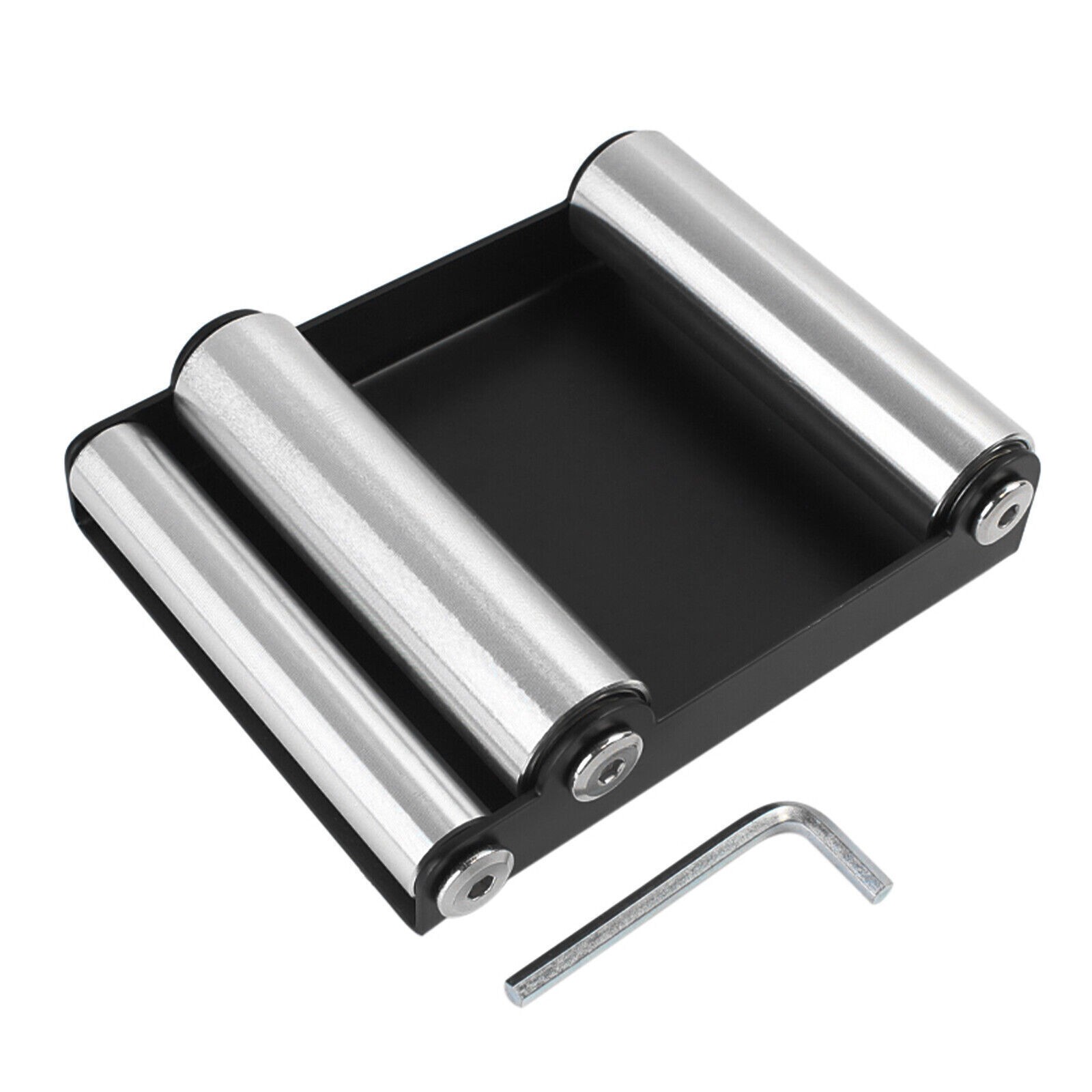 1pc Chain Clean Roller Ramp Lift Tire Wheel Cleaning Stand Tire Wash Bracket