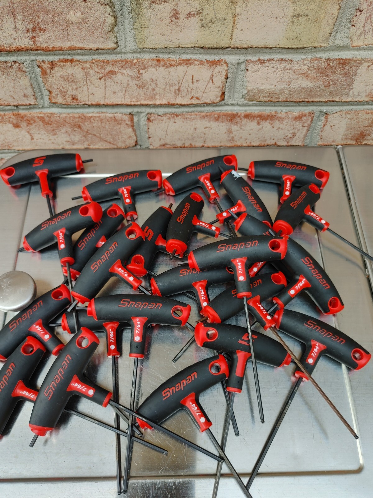 Snap-on Tools 7/64" SAE Soft Grip T-Shaped Combo Ball Hex Wrench AWBSG07