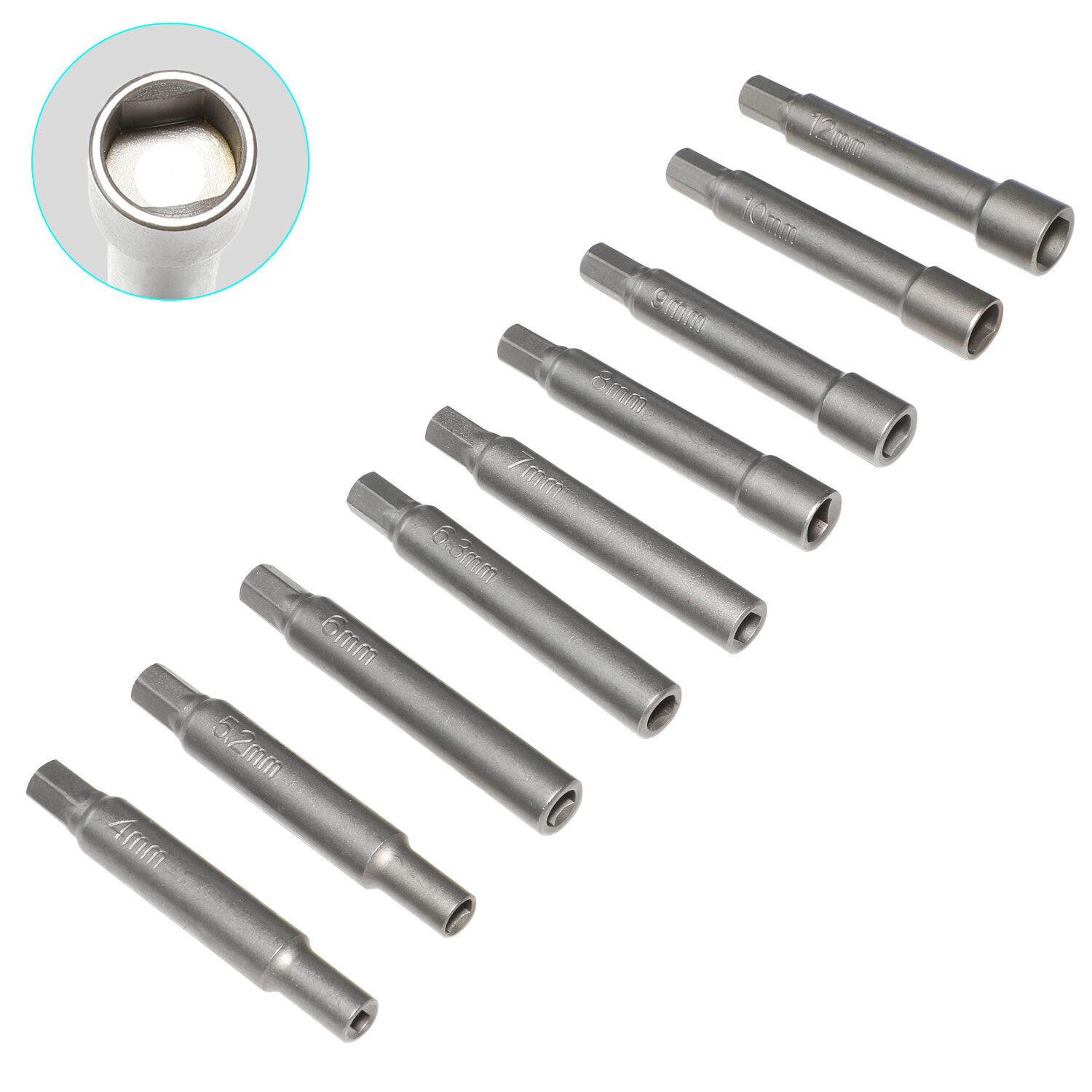 47pc Shock Absorber Tool Kit Suspension Top Mount Strut Nut Removal Tool Set