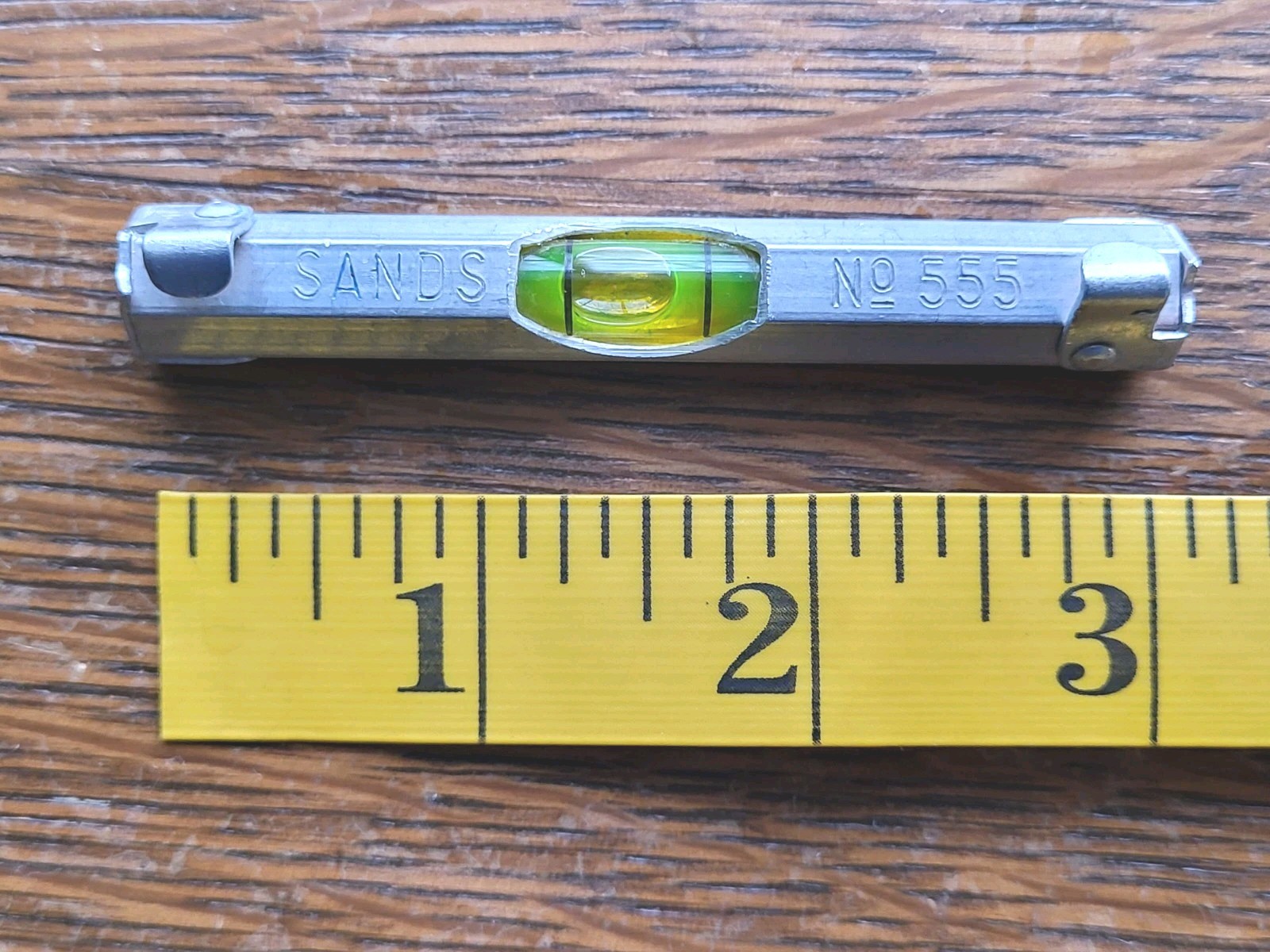 (5) Pocket Tools- Scriber, Magnetic, Screw Tool, Sands No. 555 Level, Deburring