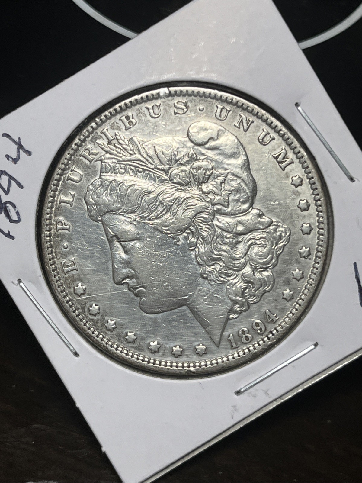 1894 MORGAN SILVER DOLLAR, XF DETAILS