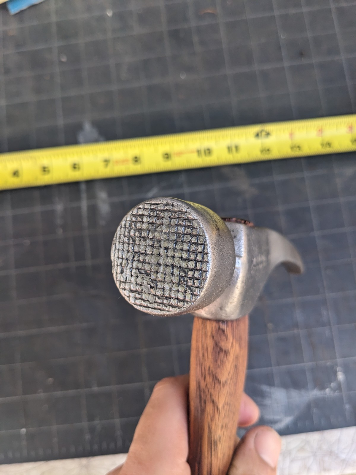 Hart Decker 21 Framing Hammer, Vintage, Waffle Face, Made In USA