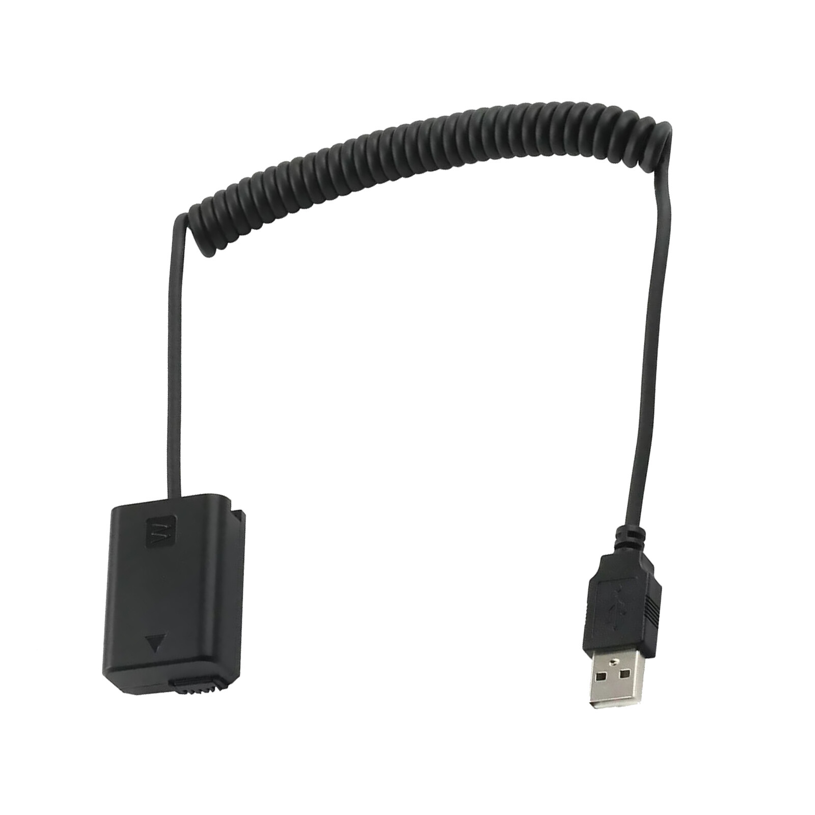 NP-FW50 Dummy Battery Adapter USB Cable for Sony A7 A7R2 A6500 A6400 Power Bank