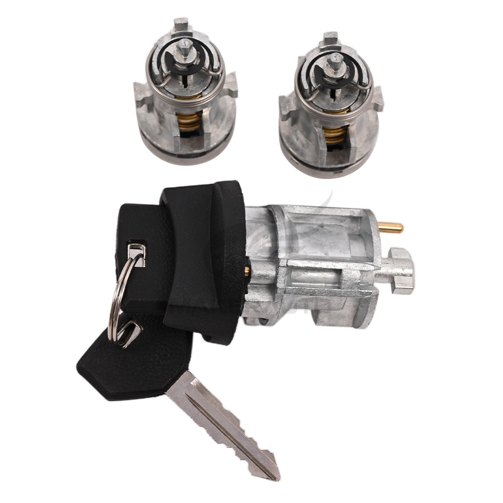 New Ignition & Door Lock Cylinder Set Fits 98-01 Ram 1500 2500 3500 Key Alike