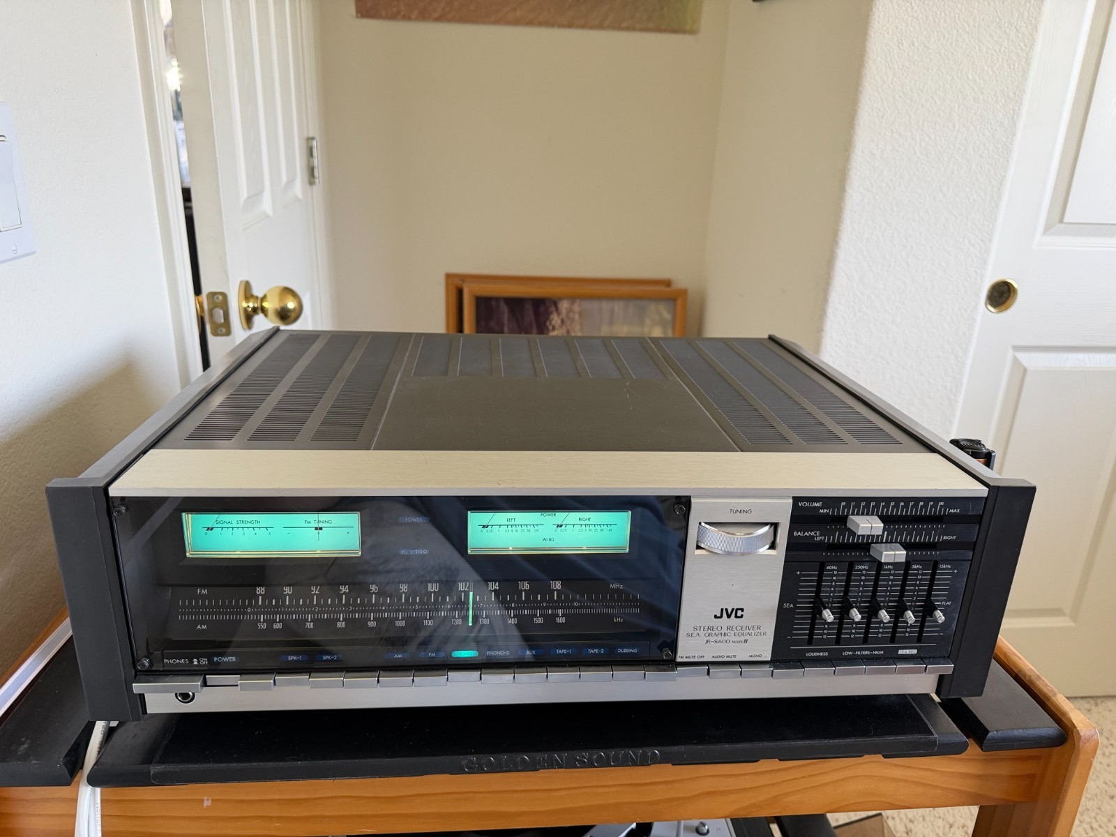 JVC JR-S600 Mark II Vintage Monster Stereo Receiver 120 Watts Per Channel - NICE