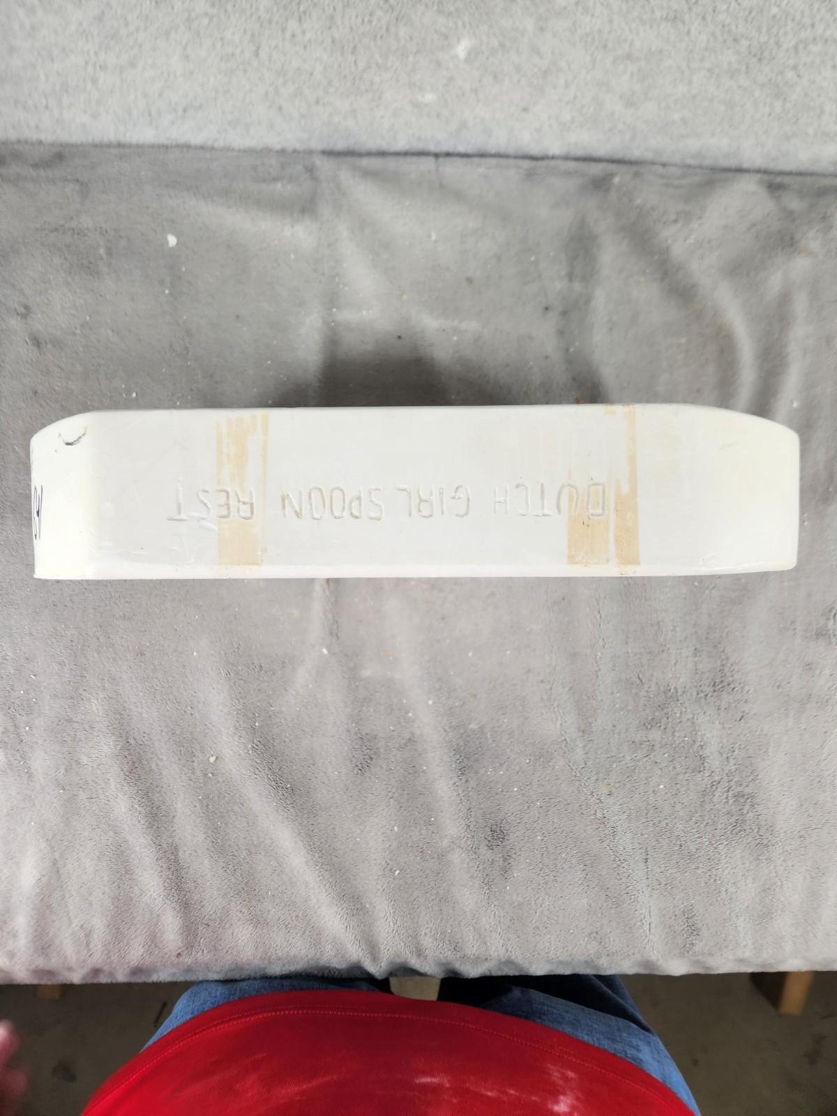 Vintage Ceramic Slip Casting Mold Dutch Girl Spoon Rest Scioto Aw-203