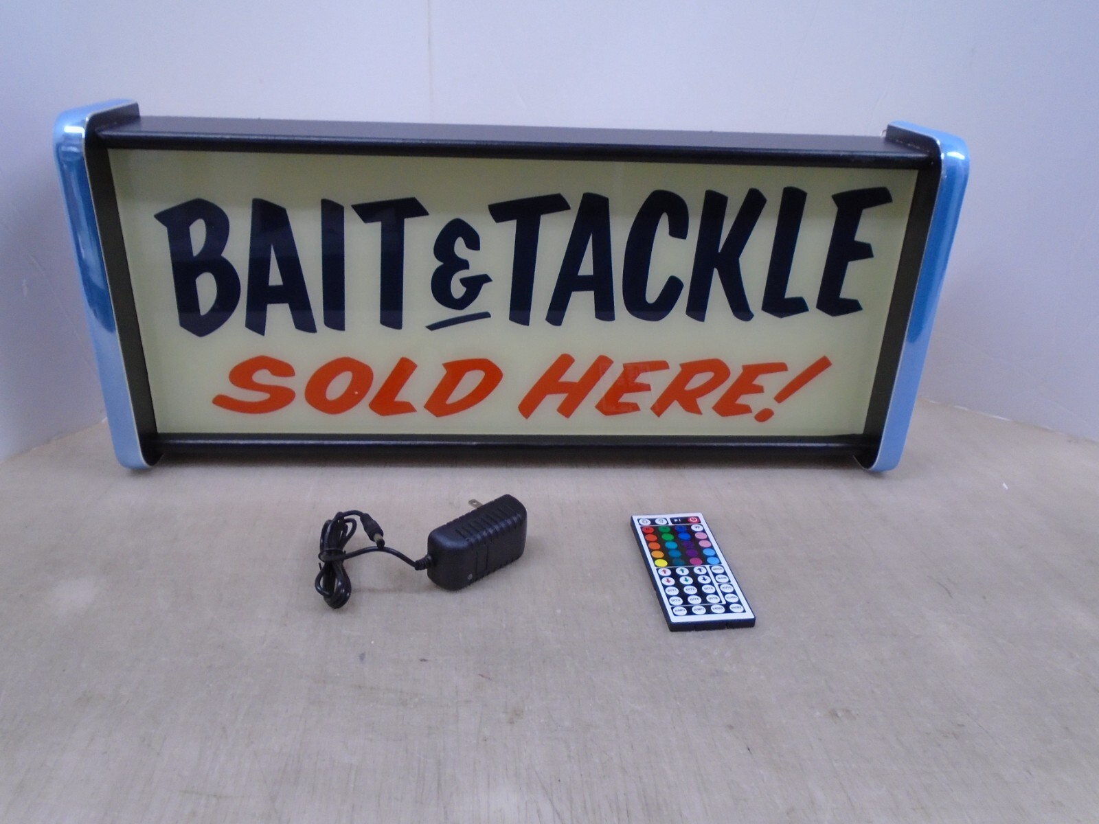 Bait & Tackle sold here LED Display light sign box
