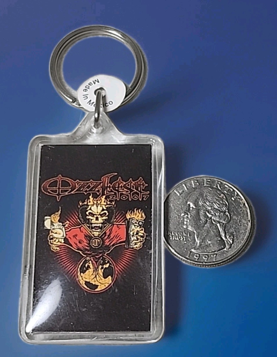 ULTRA RARE OZZY OSBOURNE OZZFEST 2007 MONOWISE LIMITED KEYCHAIN VINTAGE UNUSED