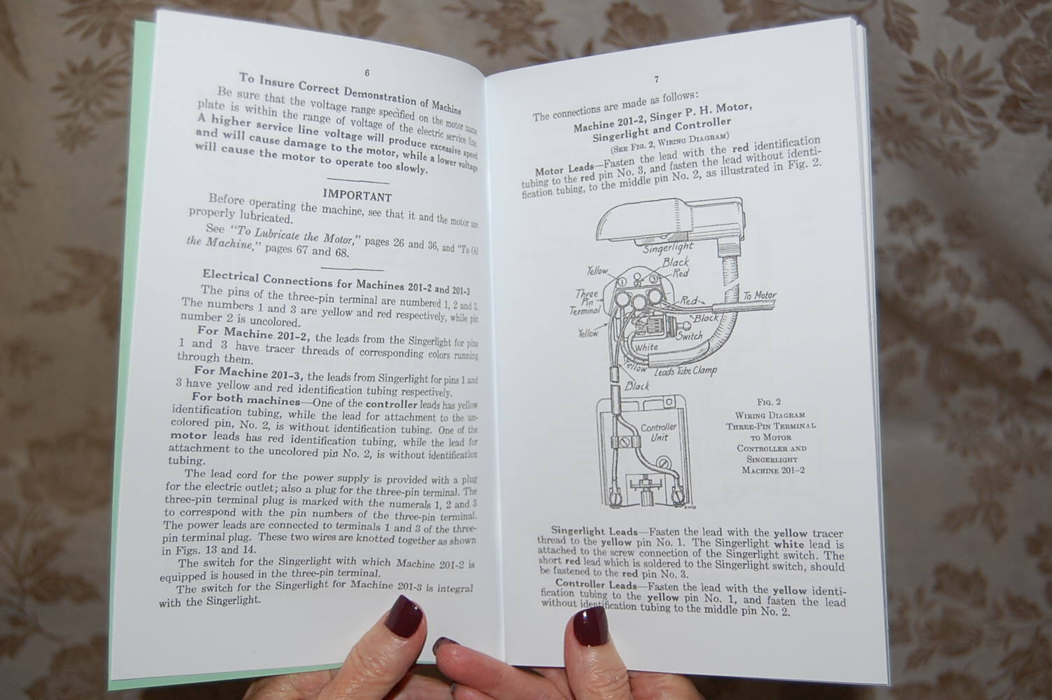 Adjusters Timing & Adjusting Service Manual for Singer 201 & 1200 Sewing Machine