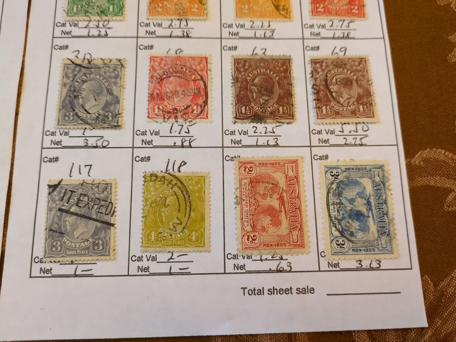 APC W6101 Australia on cicuit sheets over $150 scv all identified