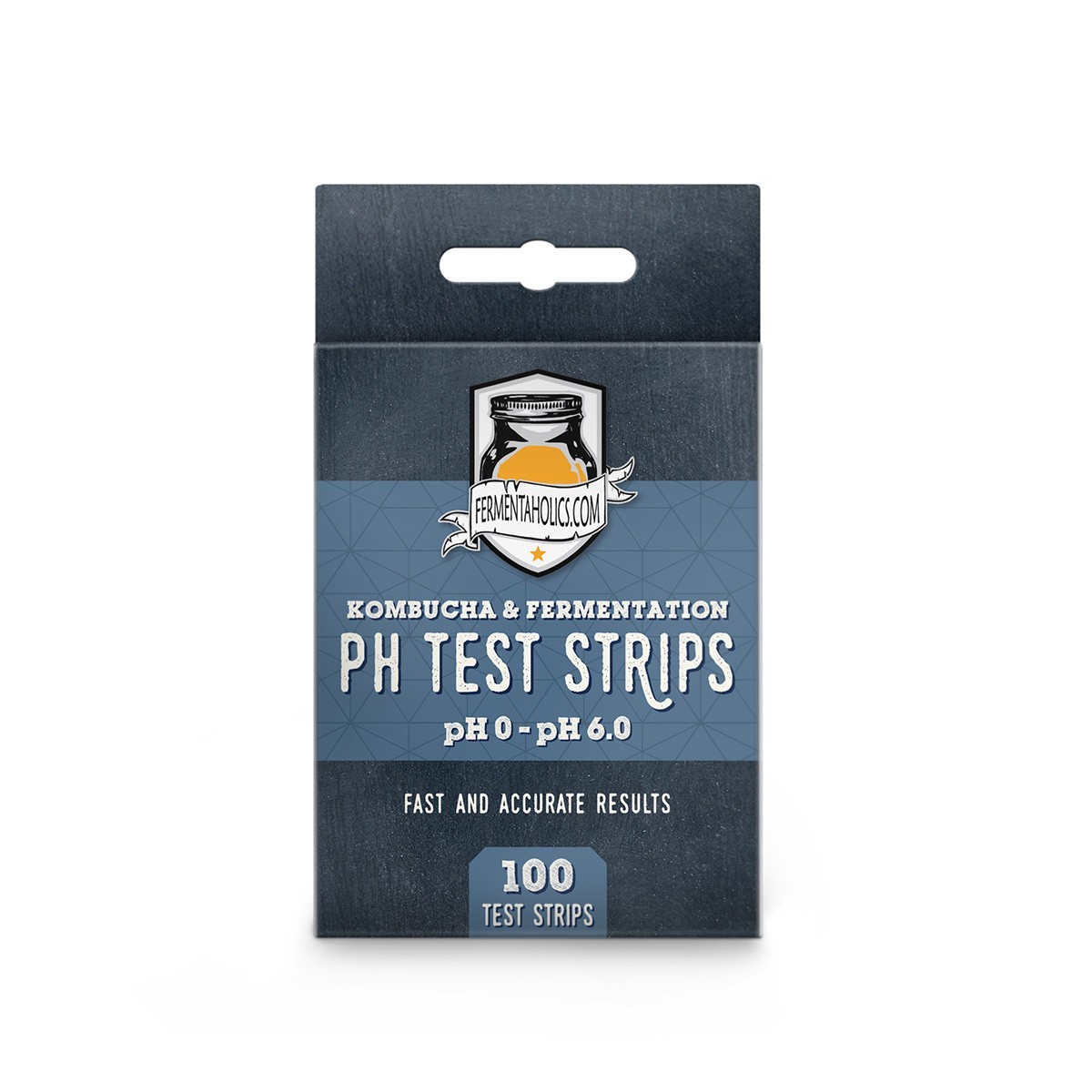 pH Test Sticks, Acid Range 0-6 - 100 pack