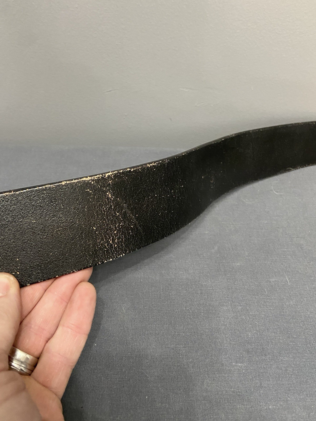 Reproduction US Civil War Leather Belt W/Brass US Buckle REENACTOR ESSENTIAL