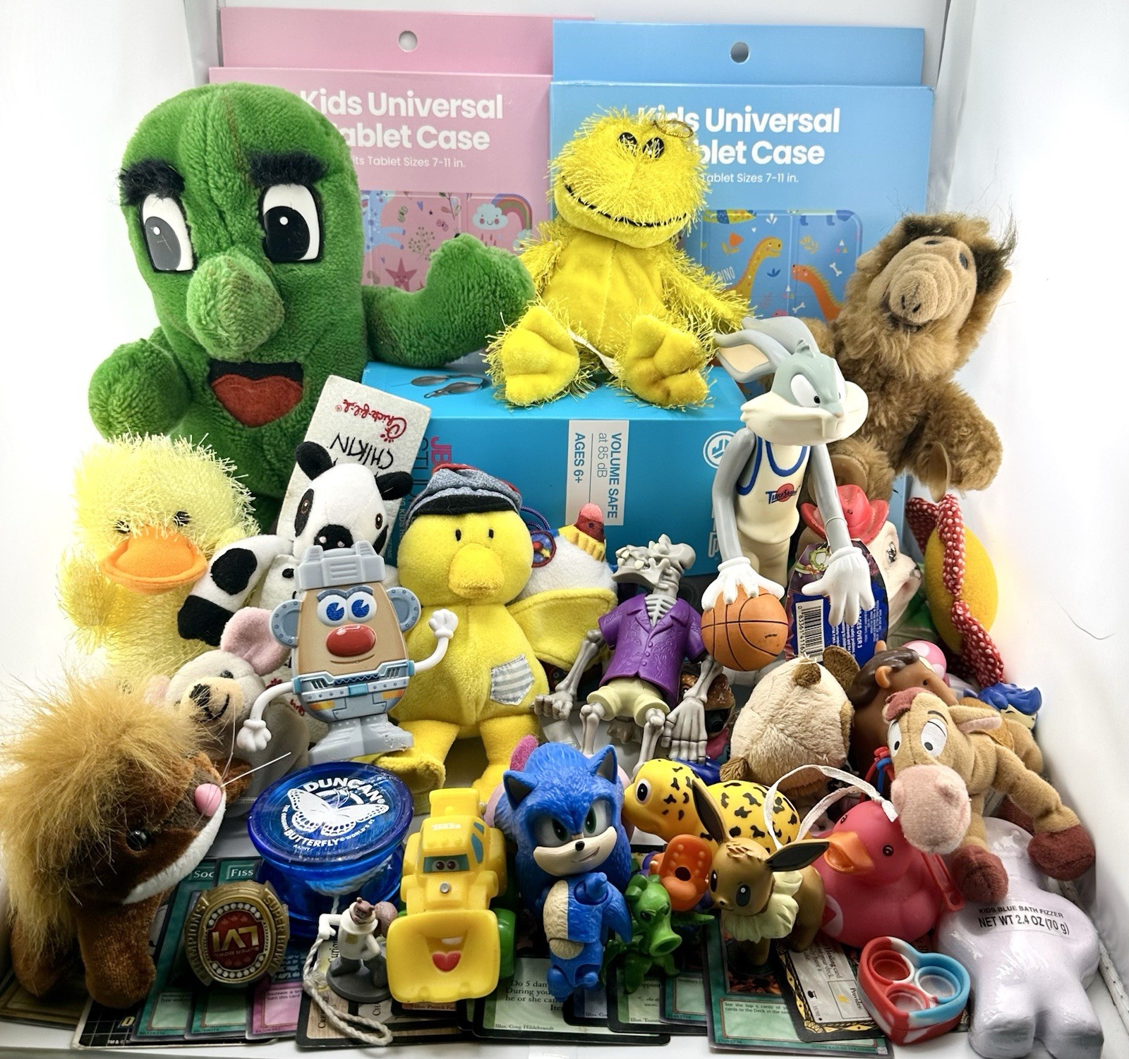 Vintage To Now Junk Drawer Kids Toy Collectors Lot Alf Yugioh Plants Vs Zombie