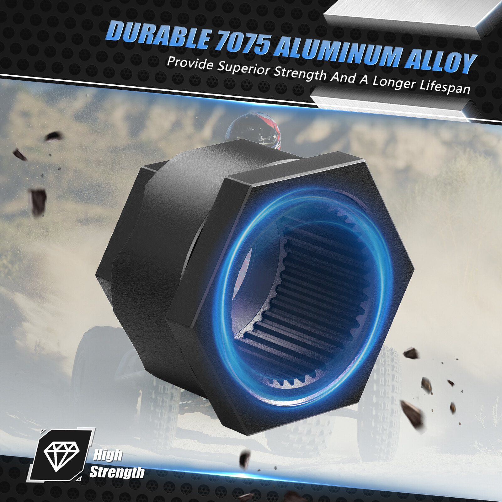 For Honda Sportrax TRX400EX TRX300EX Rear Axle Lock Nut Assembly 1999 2000-2008