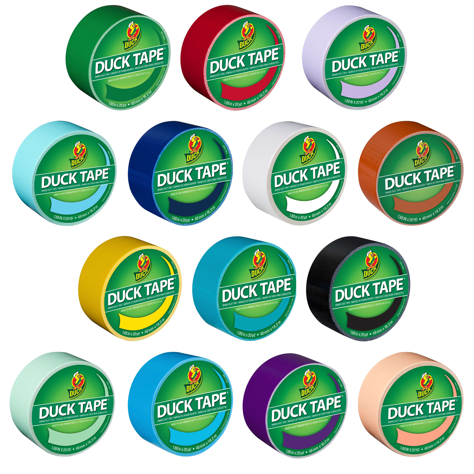 Duck Brand Solids Color Duct Tape: 1.88 in. x 60 ft. (Brown)