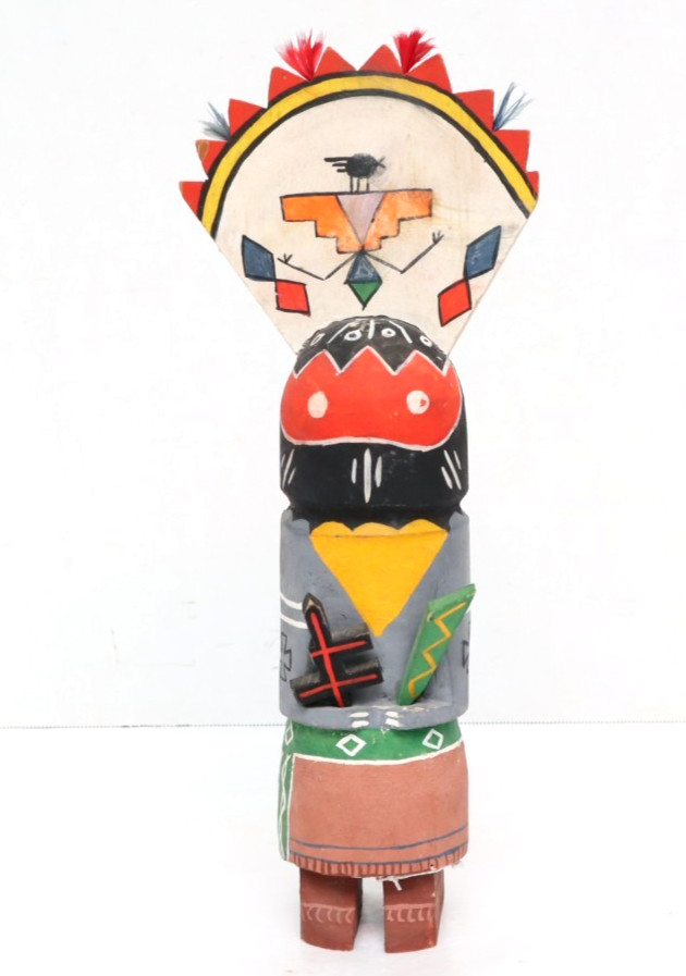 Antique Hopi Kachina LARGE 13.5 inch doll Devil Dancer Vintage