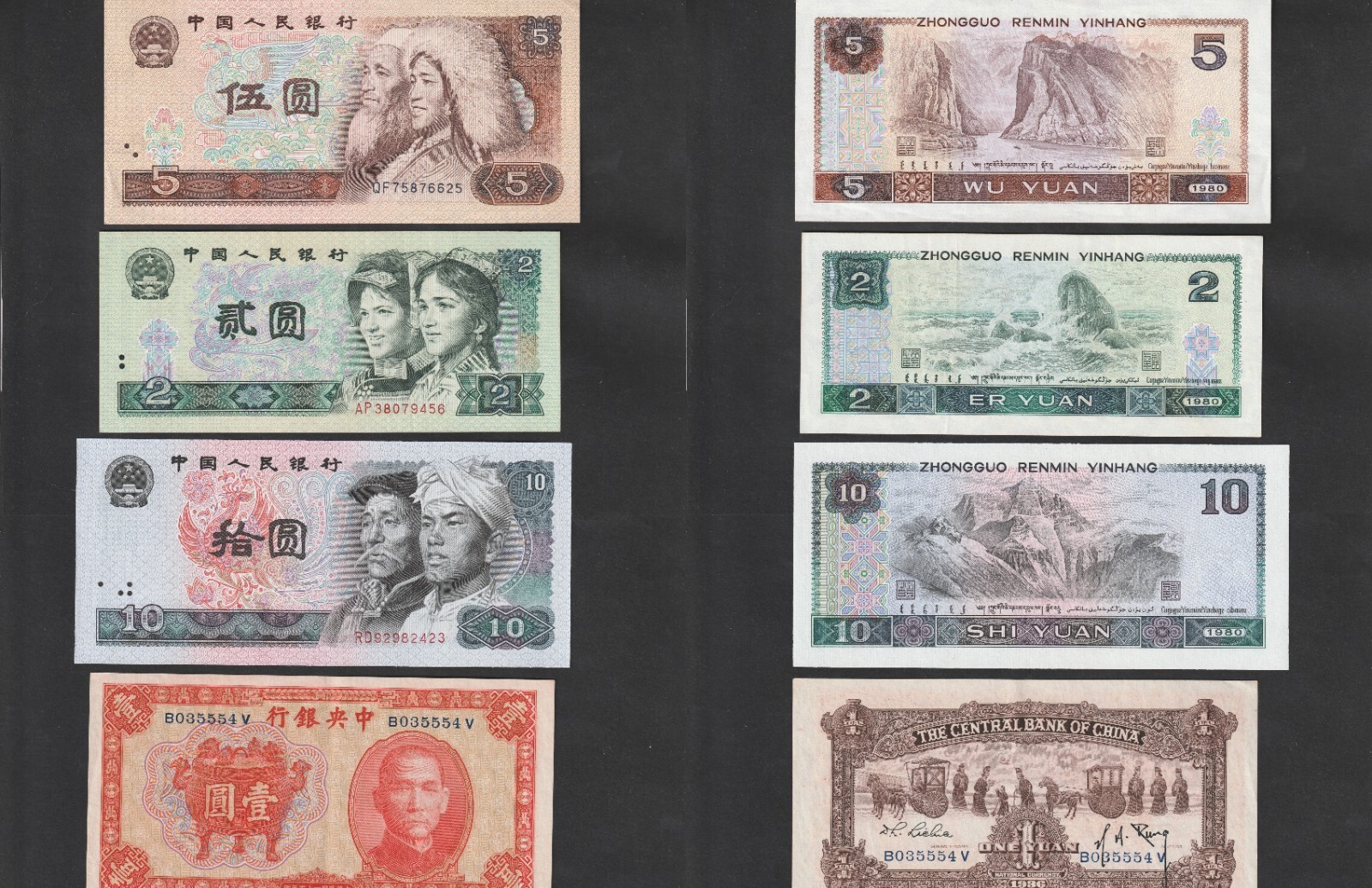 Early To Mid-19th Century Chinses Bank Note's Lot of 37 Unc & Cir Condition
