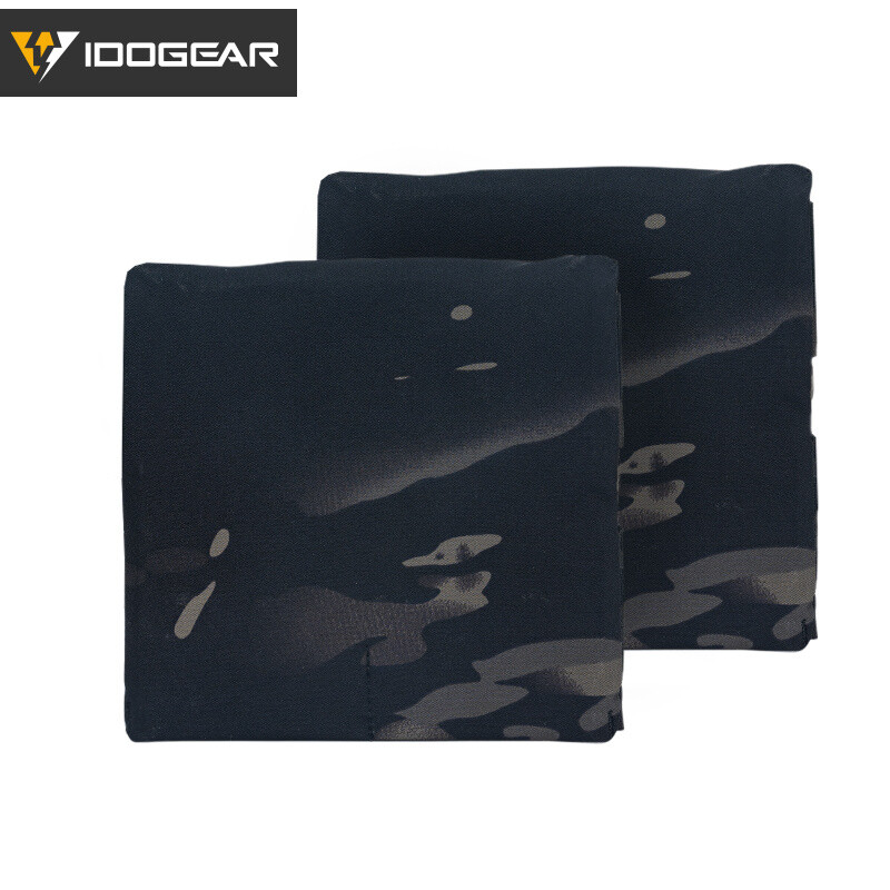 IDOGEAR Tactical Side Plate Pouch Set Plate Pocket 2PCS 6"X6" for JPC2.0 Hunting