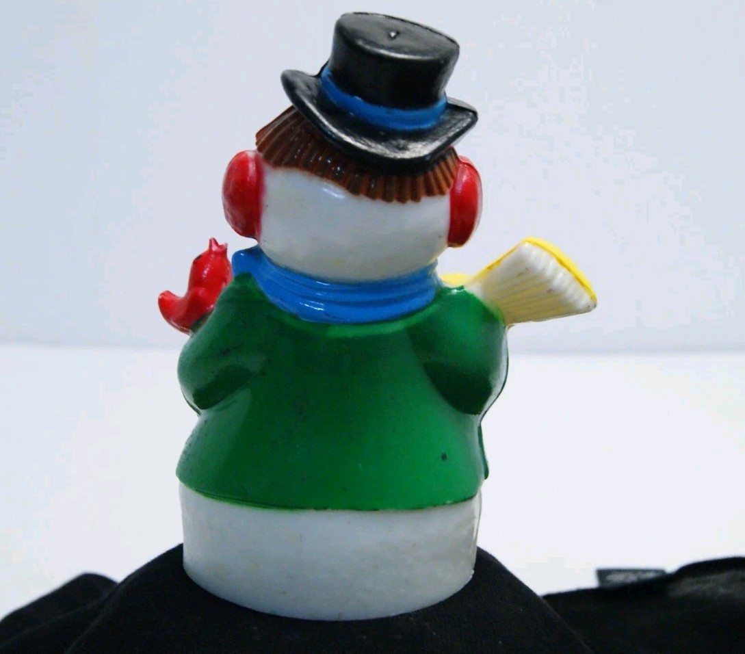 Vintage 1980s Plastic Holiday Stocking Hanger Set – Santa Snowman Reindeer READ